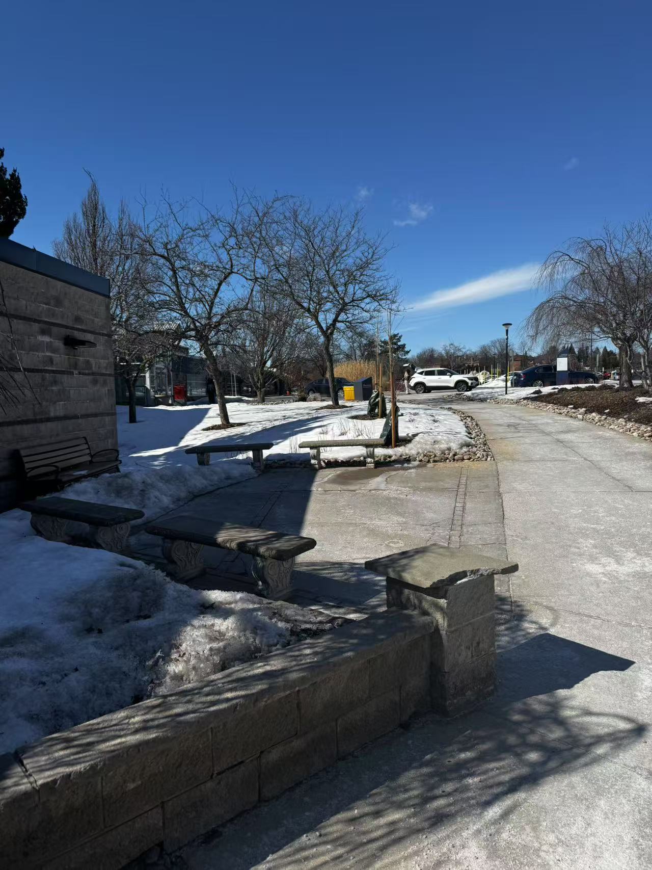 The sound of the breeze outdoors