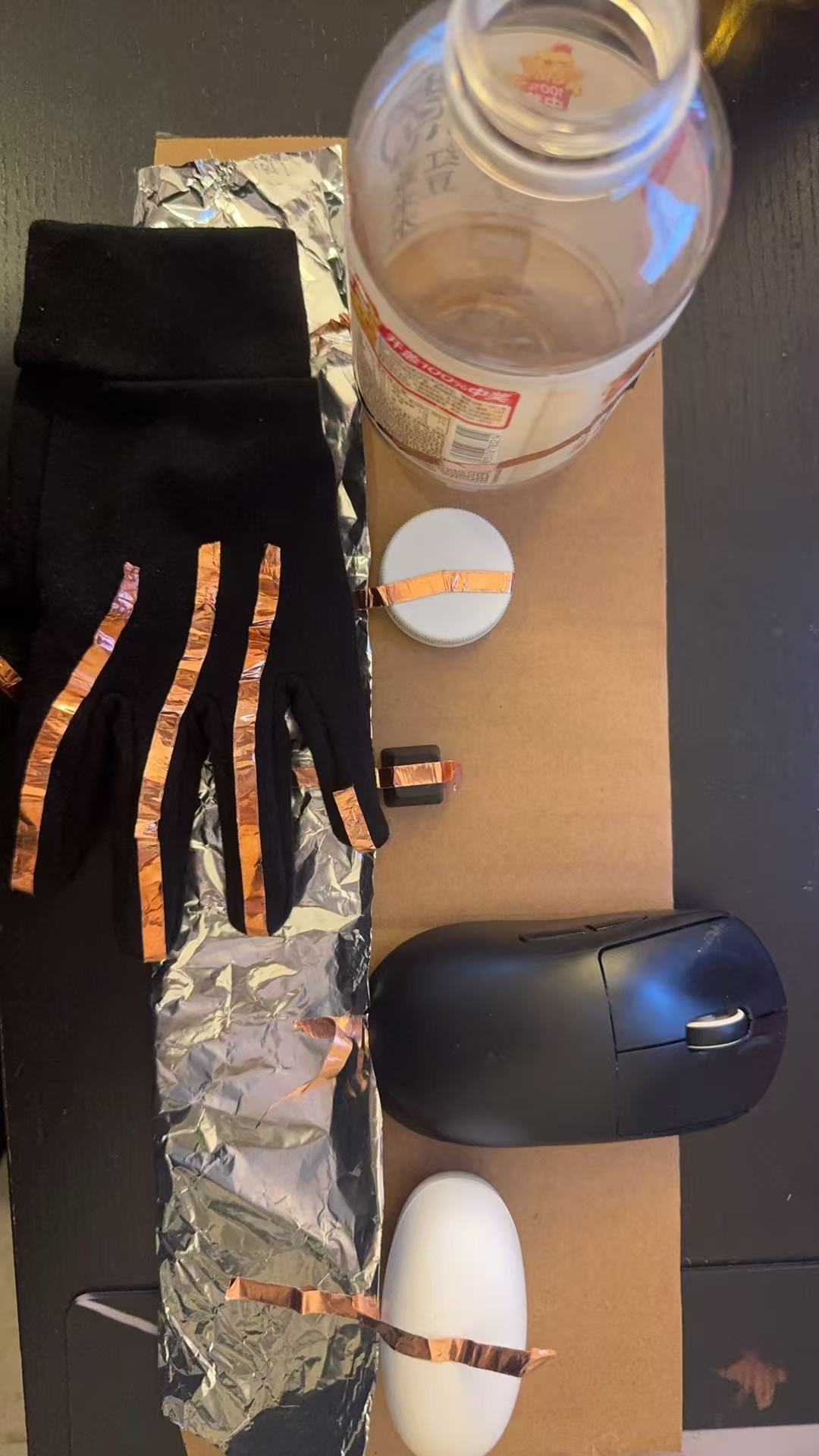 Assemble representative items used in the final design